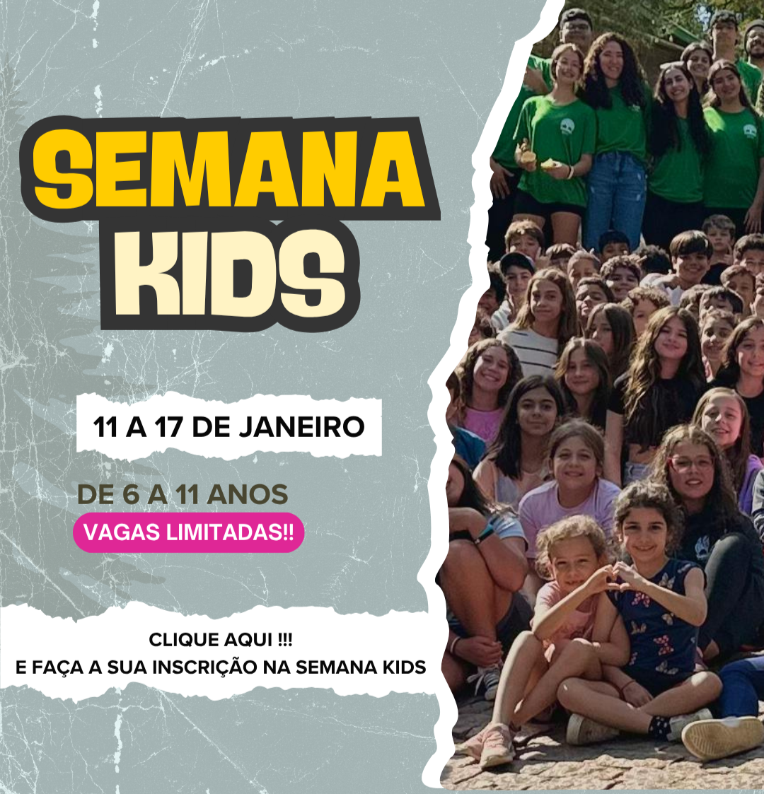 Faça a sua Inscrição - KIDS