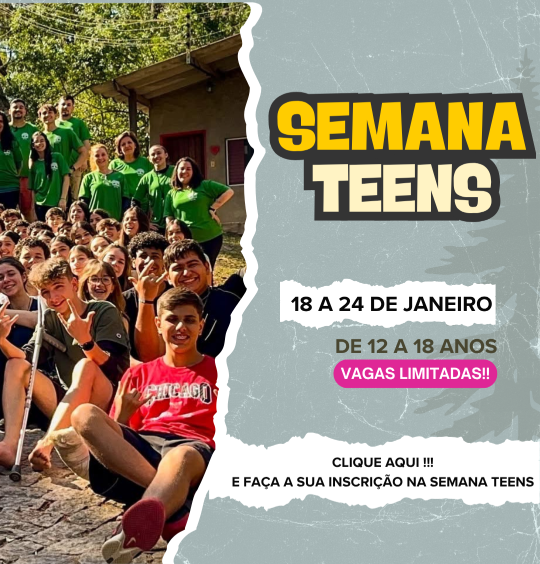 Faça a sua Inscrição - TEENS