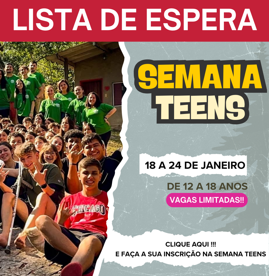 TEMPORADA DE VERÃO 2026 - OFICIAL TEENS - LISTA DE ESPERA