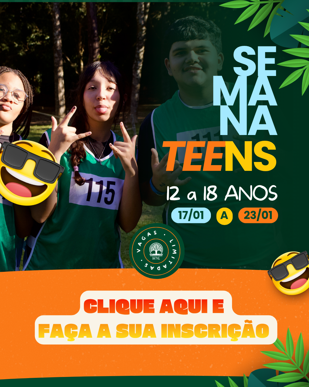 VERÃO 2027 - SEMANA TEENS